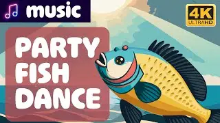 PartyFish Dance - Fun Kids Song 🎈with Animation 🎶 | Dance Along & Sing Along 🎉 | Trenolino