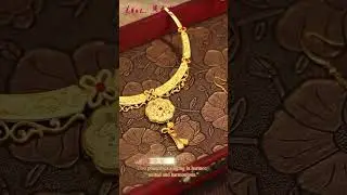 Traditional Chinese Wedding Accessories #24kgoldrose #jewellery #necklace#traditional #beautiful