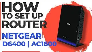 ✅ Как настроить NETGEAR D6400 | Как настроить WiFi-роутер NETGEAR AC1600