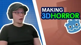 Making 3D HORROR 🔴 Godot
