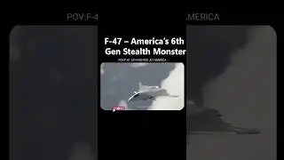 F-47 Next-Gen Monster Jet &ndash; Faster, Smarter, Invisible 😨 #f35 #shorts