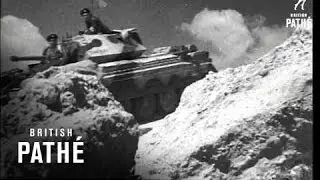 British Tanks In Tunisia Aka Final Scenes Before The Battle Of Mareth (1943)