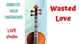 WASTED LOVE 💔 Austria Eurovision 2025 WINNER | LIVE Violin Cover with Animated Violin FINGERBOARD