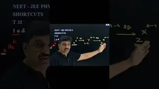 26YTS032 | NEET PHYSICS SHORTCUTS | 1 &alpha; & 2 &beta; &ndash; decay  #shorts #physics