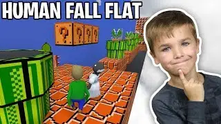 Бабушка и Балди играют в Супер Марио в Human Fall Flat