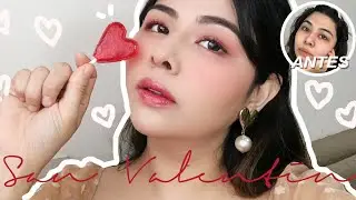 🌹 MAQUILLAJE PARA SAN VALENTIN CON MAQUILLAJE COREANO 🇰🇷  | priso blossom