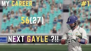 Cricket Career Mode | DBC 14 | Scoring a FIFTY in the Debut Match - P1
