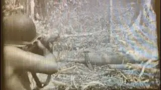 WW2 castle film news reel, war in the South Pacific intense rare footage