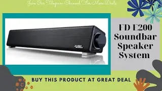 FD E200 Soundbar Speaker System | F&D E200 Soundbar Speaker | Best Amazon Offers | Amazon Sale
