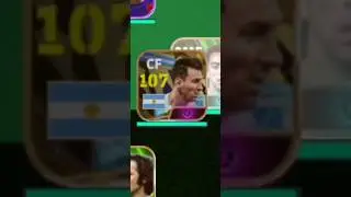 🟥🟥🔴 107 Rated Lionel Messi  💀☠️😍😍#efootball #efootball2024 #efootballmobile #shortvideo