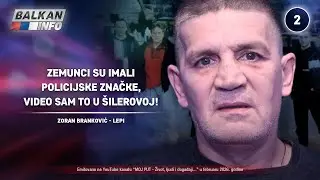 INTERVJU: Zoran Branković &ndash; Zemunci su imali policijske značke, video sam u &Scaron;ilerovoj! (10.2.2026)