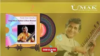 A Rare Recording LIVE Sitar Concert | Raag Miyan Malhar | Pandit Debu Chaudhuri