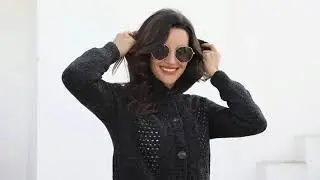 Hotsellglobal com Fleece Hooded Button Down Cardigan Sweater video