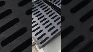 Cast Iron Drain chamber jali design #drain #construction #jaygiricivilengineer