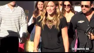[HD] Bella Thorne & Hilary Duff Family Having Fun at Disney Planes Event