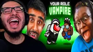 SIDEMEN AMONG US VAMPIRE ROLE: BITE EVERYONE TO WIN | REACTION