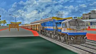 12561 Swatantrata Senani Express 🚆 | Train Sim India Gameplay | Realistic Route