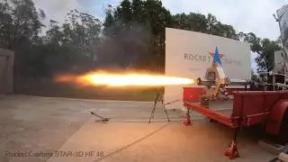 Rocket Crafters - STAR-3D Hybrid Rocket Motor Test (HF-46)