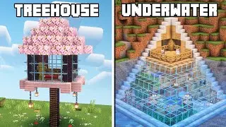 Minecraft: 3 EASY starter Houses!
