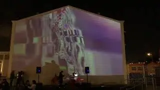 Video Mapping of Bayview Opera House South Wall