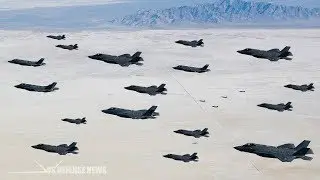 Worst Nightmare for America's Enemies! USAF Conducts Huge F-35A Combat Power