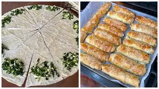 5 DAKİKADA ÇITIR BÖREK TARİFİ | YİYENLERİN EL AÇMASI ZANNEDECEĞİ EN İYİ HAZIR YUFKA BÖREK TARİFİ