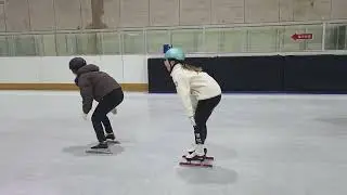 26년 1월 16일 새빙회. D조 엄마와 코치하는 A조 딸.
