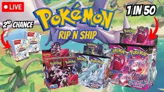 LIVE Pokemon RIP N SHIP! FUSION STRIKE BOOSTER BOX Night!