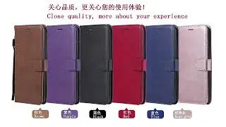 Luxury PU Wallet Case For iPhone Apple,HUAWEI,XIAOMI,SUMSUNG