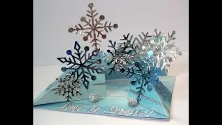 Triple Twisted Snowflake Easel - Design 2