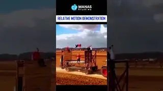 Relative motion demonstration #shorts #physics #hack