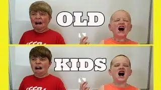 Kids Take the FaceApp Challenge to Look Old! Old Age Challenge Reaction! 2019 Kid React.