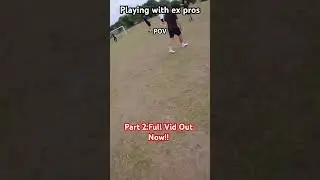 Part 2:Full vid out now playing with pros #football #soccer #footballvids  #japan #povfootball #pov