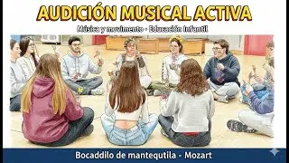 Audición musical activa. Música y movimiento en Educación Infantil. Bocadillo de mantequilla.