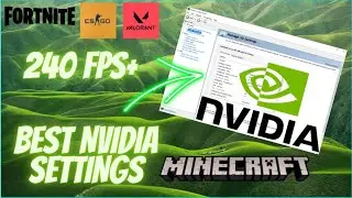 BEST NVIDIA CONTROL PANEL SETTINGS FOR GAMING 2021! FPS BOOST! NO LAG!