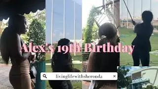 VLOG: Alex's 19th Birthday ( Top Golf, Seafood Dinner, Gifts)|Living Life with Sheronda