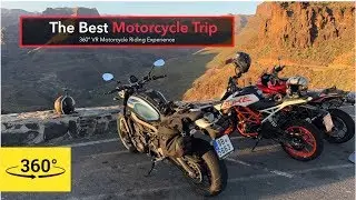 The best motorcycle trip in Gran Canaria in 360°