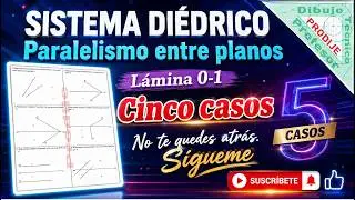 Diédrico. Paralelismo LÁMINA 0-1 PARALELISMO ENTRE PLANOS. Dibujo técnico
