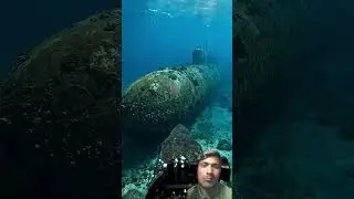 Predatory Fish with a GoPro Explores a Sunken Soviet Submarine #GoProPOV #SunkenSubmarine