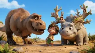 The Blooming Field 🌷✨ Dino & Friends Discover Nature&rsquo;s Magic! | Family Animated Story
