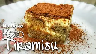 NO BAKE KETO TIRAMISU | Low Carb Creamcheese Tiramisu using Steamer | LCIF Keto Recipe 89