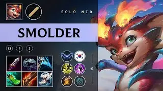 Smolder Mid vs Malzahar - KR Diamond Patch 25.24