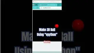 3D Character Using vpython. #coding #programming #kidscodingclasses #vpython