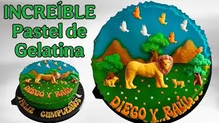 Decoración en capas / Gelatina Artística paso a paso 