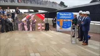 Offici&euml;le openingshandeling Station Harderwijk