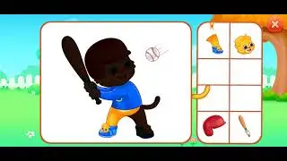 ⚾ Baseball Player Build-A-Character Shape Matching Puzzle - Puzzle Kids Jigsaw Puzzles Walkthrough