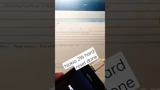 nokia 216 reset done
