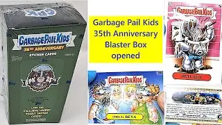 Garbage Pail Kids 35th Anniversary Blaster Box opened Product from 2020