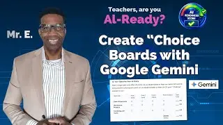 Teachers - Save time with AI - Create Choice Boards