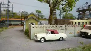 diorama de la gare de Gourdon sur mon réseau HO